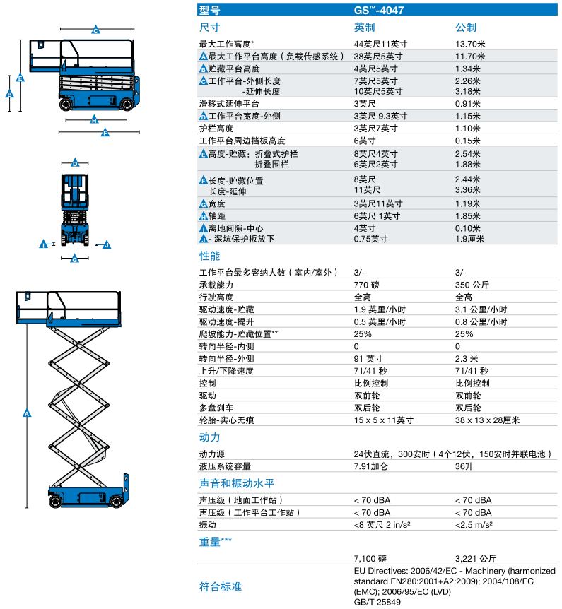 自行式剪型高空作業平臺